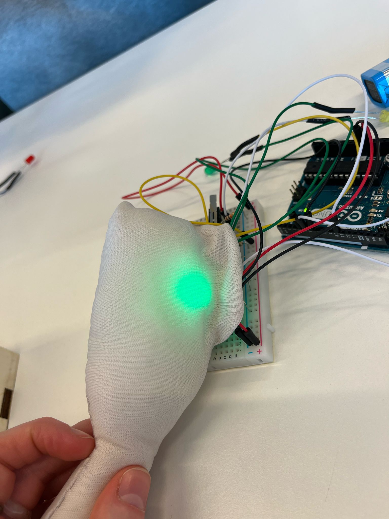 Kleedkameraad verlichting detail