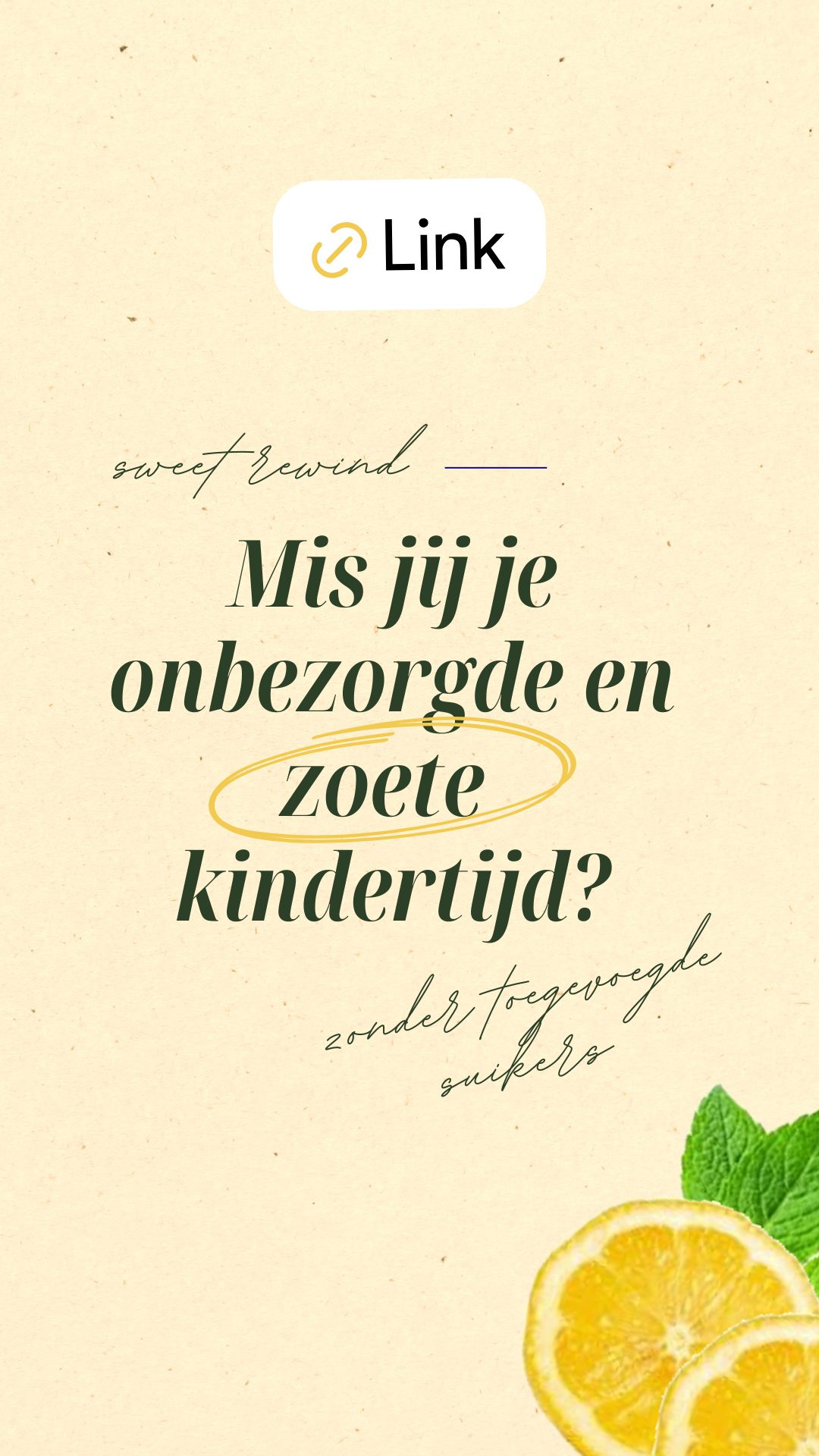 Sweet Rewind Instagram story